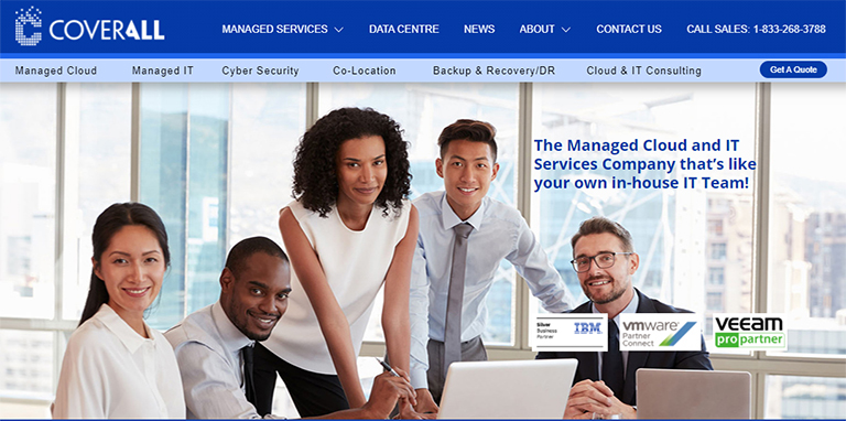Cover-All Managed IT and Hosting Services Website